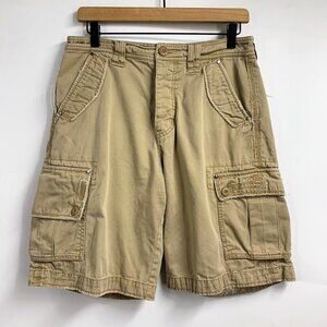 Triple Five Soul Essentials Men's Vintage Y2K Baggy Cotton Cargo Shorts SIze 29